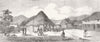 SIERRA LEONE. Waterloo Market 1856 old antique vintage print picture