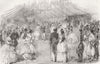 RUSSIA. Ball Given by Countess Granville, at Moscow 1856 old antique print
