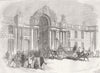 FRANCE. Palace of the Elysee Restored 1856 old antique vintage print picture
