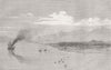 ERITREA. Landing-Place nr Zoulla, Gulf of Zula 1867 old antique print picture