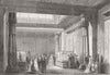 EGYPT. Paris Expo. Interior of the Temple of Edfu 1867 old antique print