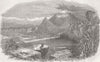 PAKISTAN. View, Punjab. Banks of Ravee, at Shapore 1857 old antique print
