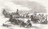 MASSACHUSETTS. Sleighing at Boston, U S 1856 old antique vintage print picture