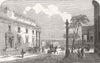 UKRAINE. Odessa-The Theatre 1854 old antique vintage print picture