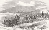 RUSSIA. Circassian Prisoners brought into Shumen 1854 old antique print