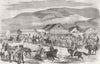 UKRAINE. Government Sale of Horses at Kadykovka 1856 old antique print picture