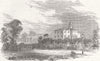 UKRAINE. Yevpatoria-The Promenade 1854 old antique vintage print picture