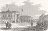 UKRAINE. Yevpatoria-Custom-house 1854 old antique vintage print picture