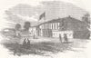 UKRAINE. Yevpatoria-Residence of Captain Brock 1854 old antique print picture