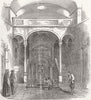 TURKEY. spring at Greek church of Balukli 1853 old antique print picture