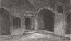 ARMENIA. Rock cut room-Wardzia, Armenia 1877 old antique vintage print picture