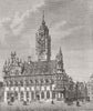 NETHERLANDS. View of the Hotel de Ville, Middelburg c1877 old antique print