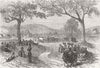 BOSNIA. Herzegovina uprising. Turkish army, Prijedor 1875 old antique print