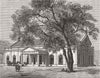 INDIA. The Havelock Memorial Chapel, Agra 1875 old antique print picture