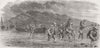 EGYPT. Royals leaving Arabian Coast, Wells of Moses 1862 old antique print