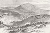 SOUTH AFRICA. 9th Xhosa War. Battle of Quintana 1878 old antique print picture