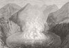 WEST INDIES. Boiling Lake of Dominica, West Indies 1878 old antique print