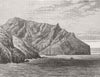 CHILE. Challenger, Cumberland Bay, Juan Fernandez 1876 old antique print