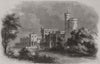 GERMANY. Babelsberg(Prince Frederick of Prussia) 1858 old antique print