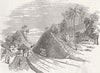 INDIA. Kurla Cutting and Station 1853 old antique vintage print picture