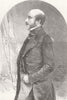 RUSSIA. French Ambassador at Russian Coronation 1856 old antique print picture