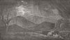 WEST INDIES. Terrific Storm in Grenada 1849 old antique vintage print picture
