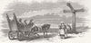 NETHERLANDS. A Dutch Road Scene 1872 old antique vintage print picture