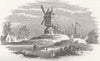NETHERLANDS. The Village of Roosendaal 1872 old antique vintage print picture