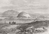 AFGHANISTAN. Ahin Posh Stupa & Vihara, nr Jalalabad 1879 old antique print