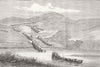 SOUTH AFRICA. 99th Regt crossing Amatikulu River 1879 old antique print