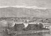 SOUTH AFRICA. Utrecht, Prince Imperial's house 1879 old antique print picture
