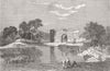 PAKISTAN. Husyn-Abdal, in the Punjab 1850 old antique vintage print picture