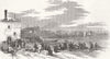 SOUTH AFRICA. Eighth Xhosa War. leaving Cape Town 1851 old antique print
