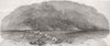 EGYPT. Panorama of the Nile 1850 old antique vintage print picture