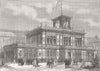 FRANCE. Paris Expo. US Building, Champ De Mars 1878 old antique print picture
