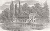 FRANCE. The Chalet at Versailles 1855 old antique vintage print picture