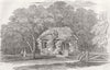FRANCE. The Hermitage at Versailles 1855 old antique vintage print picture