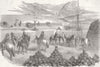 BULGARIA. ASSL-Town & Plain of Shumen 1854 old antique vintage print picture