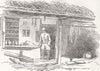SERBIA. Servian Shop 1854 old antique vintage print picture