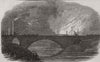 1850 old antique vintage print picture