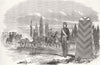 TURKEY. Crimean War. Turkish Artillery 1853 old antique vintage print picture