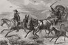 1874 old antique vintage print picture