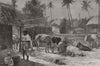 1874 old antique vintage print picture