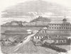 NORFOLK ISLAND. New Home of the Pitcairners 1857 old antique print picture