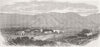 PAKISTAN. Punjab Campaign. Abbottabad, Hazara 1868 old antique print picture