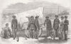 INDIA. Solapur Police in Charge of a Hindu Rebel 1863 old antique print