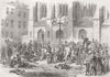 GERMANY. Austro-Prussian War. Sick Prussian troops 1866 old antique print
