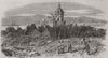 GERMANY. Mainz. St. Stephen's church, explosion 1857 old antique print picture