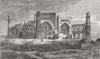 AFGHANISTAN. Herat. Masella ruins 1863 old antique vintage print picture