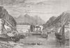 FRANCE. Nice. Garibaldi's Birthplace at Nice 1864 old antique print picture